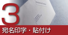 ２．宛名印字・貼付け